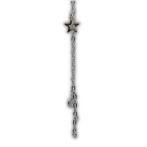Ten joias - Pulseira Infantil de Prata com mini Pingentes.