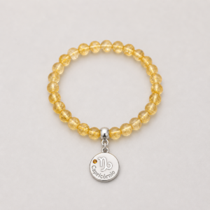 Pulseira Signos - Capricórnio (Citrino)