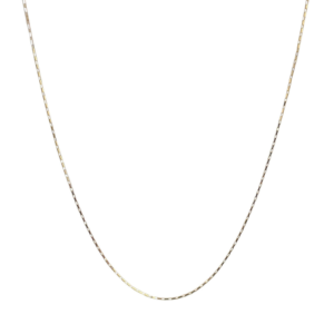 Corrente tijolinho em ouro 18k 70cm CO01