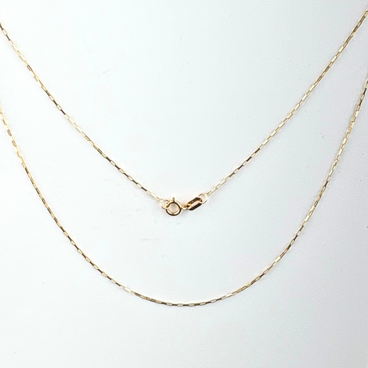 Corrente tijolinho em ouro 18k 70cm CO01 - Imagem 2