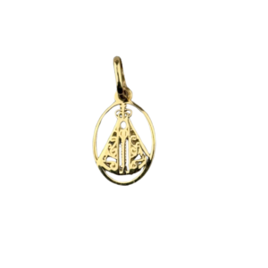 Pingente Nossa Senhora Aparecida em Ouro 18k | Ten Joias