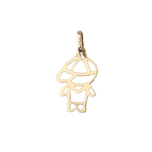 Pingente Menino em Ouro 18k | Ten Joias